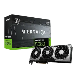 Carte graphique MSI GeForce RTX 5080 VENTUS 3X OC 16GB