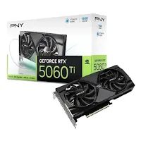 Carte graphique PNY GeForce RTX 5060 Ti Dual Fan 16GB