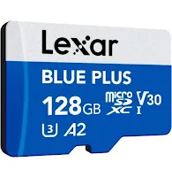 Carte mémoire Lexar BLUE PLUS 128 Go MicroSDXC