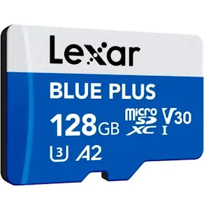 Carte mémoire Lexar BLUE PLUS 128 Go MicroSDXC