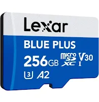 Carte mémoire Lexar BLUE PLUS 256 Go MicroSDXC