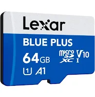 Carte mémoire Lexar BLUE PLUS 64 Go MicroSDXC