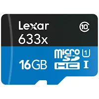 Carte mémoire Lexar High-Performance 633x 16 Go MicroSDHC