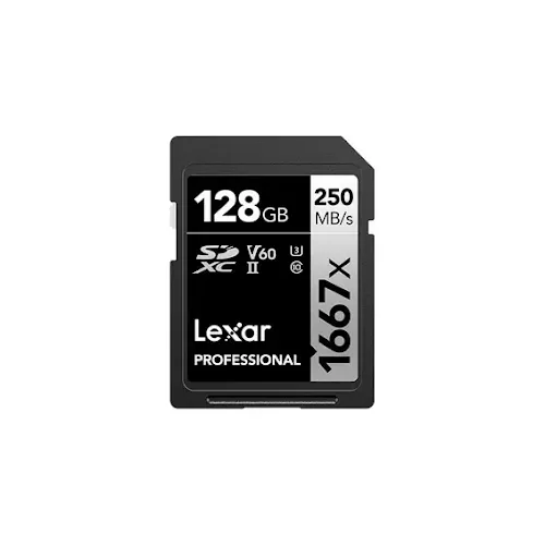 Carte mémoire Lexar Professional 1667x SDXC UHS-II 128 Go