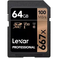 Carte mémoire Lexar Professional 667x 64 Go SDXC