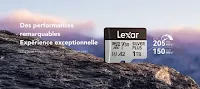 Carte mémoire Lexar Professional SILVER PLUS 128 Go MicroSDXC