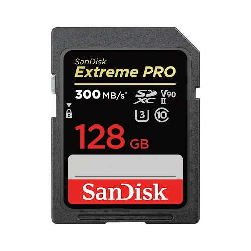 Carte mémoire SanDisk Extreme Pro 128 Go SDXC