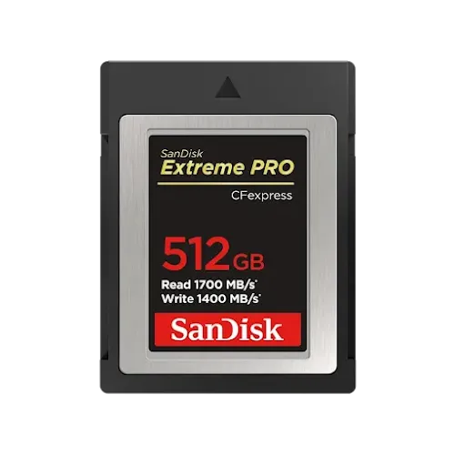 Carte mémoire SanDisk Extreme Pro 512 Go CFexpress Type B