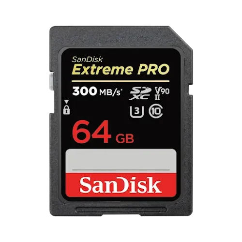 Carte mémoire SanDisk Extreme Pro 64 Go SDXC