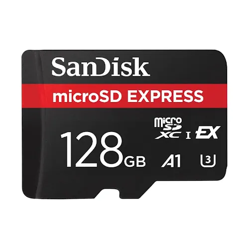 Carte mémoire SanDisk microSD Express 128 Go