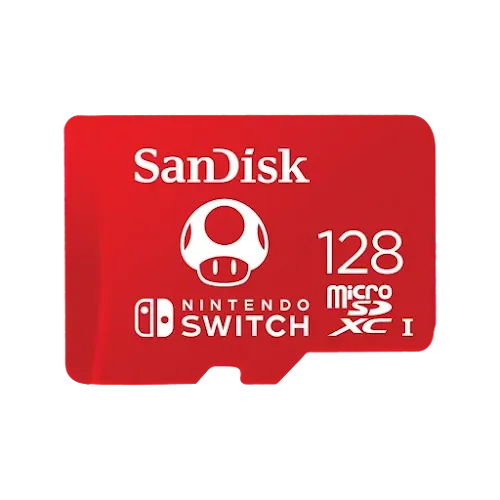 Carte mémoire SanDisk pour Nintendo Switch 128 Go MicroSDXC