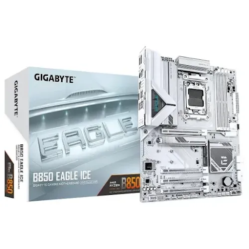 Carte mère Gigabyte B850 EAGLE ICE AM5 Blanc