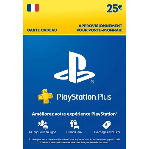 Carte prépayée PlayStation Store 25€