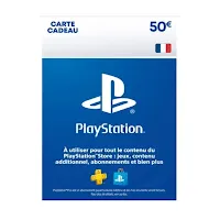 Carte prépayée PlayStation Store 50€