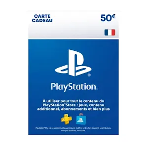 Carte prépayée PlayStation Store 50€