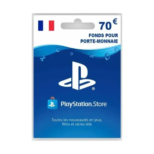 Carte prépayée PlayStation Store 70€