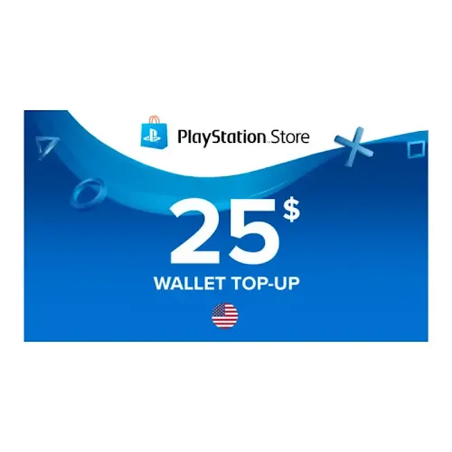 Carte prépayée Sony PlayStation Network 25$ US