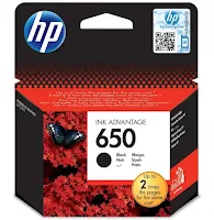 Cartouche Hp 650 Noir CZ101AE Hp Encre Original