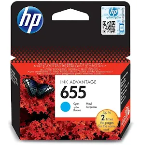 Cartouche Hp 655 Cyan CZ110AE Hp Encre Original