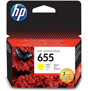 Cartouche Hp 655 Jaune CZ112AE Hp Encre Original
