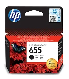 Cartouche Hp 655 Noir CZ109AE Hp Encre Original