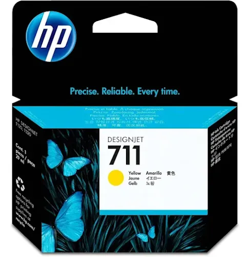 Cartouche Hp 711 Jaune CZ132A Hp Encre Original