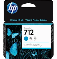 Cartouche Hp 712 Cyan 3ED67A Hp Encre Original