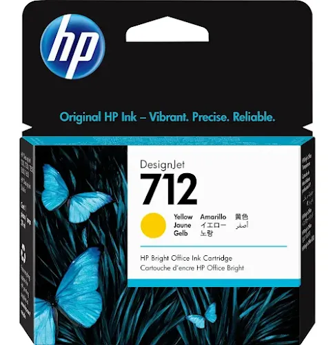 Cartouche Hp 712 Jaune 3ED69A Hp Encre Original