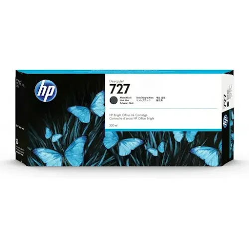 Cartouche Hp 727 Noir Mat C1Q12A Hp Encre Original