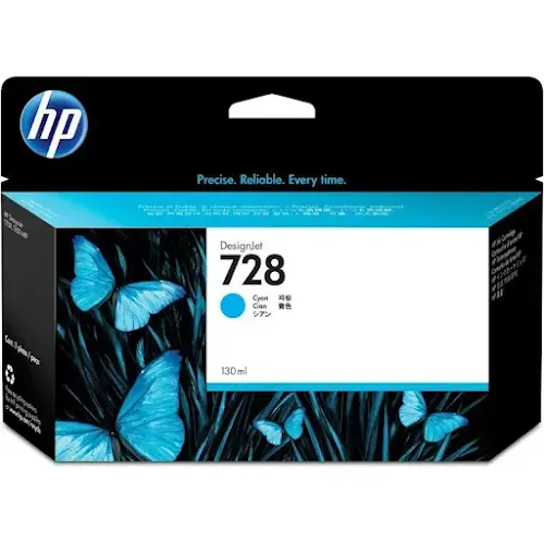 Cartouche Hp 728 Cyan F9J67A Hp Encre Original