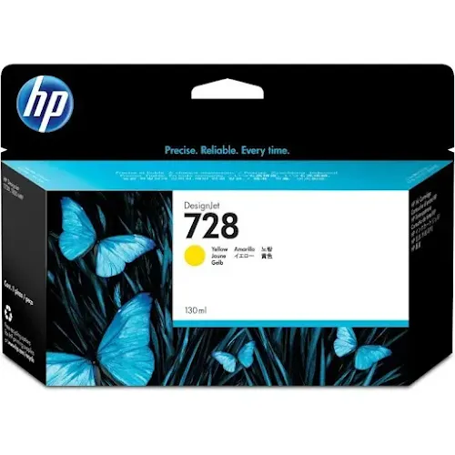 Cartouche Hp 728 Jaune F9J65A Hp Encre Original
