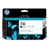Cartouche Hp 730 Noir Mat P2V65A Hp Encre Original