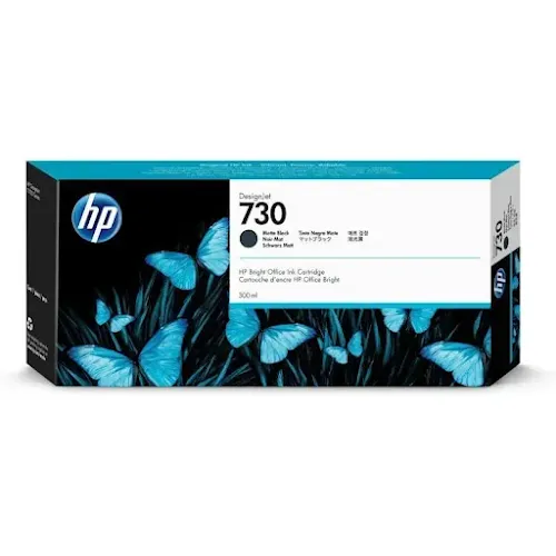 Cartouche Hp 730 Noir Mat P2V71A Hp Encre Original