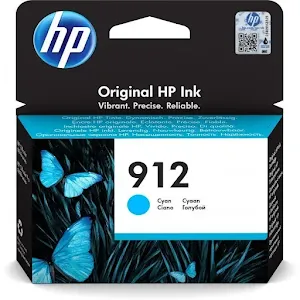 Cartouche Hp 912 Cyan 3YL77AE Hp Encre Original