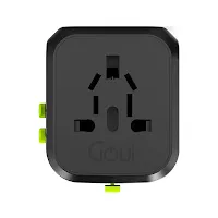 Chargeur de Voyage Goui UniqPD G-TRAVEL30W-K 30W Noir et Vert