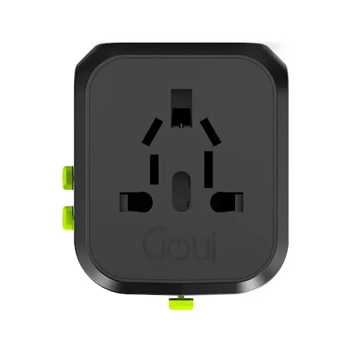 Chargeur de Voyage Goui UniqPD G-TRAVEL30W-K 30W Noir et Vert