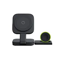 Chargeur sans fil 3 en 1 Goui BEND G-3IN1F-K 15W Pliable Noir