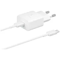 Chargeur secteur Samsung EP-T1510 15W avec Câble USB-C Blanc