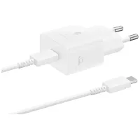 Chargeur secteur Samsung EP-T2510X 25W avec Câble Blanc