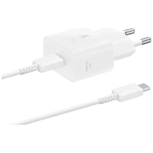 Chargeur secteur Samsung EP-T2510X 25W avec Câble Blanc