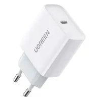 Chargeur secteur Ugreen 50698 USB-C 20W avec Câble Lightning 1m Blanc