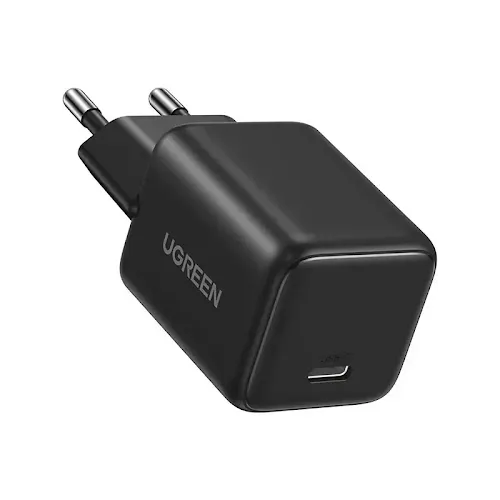 Chargeur secteur Ugreen 65007 GaN USB-C 30W Noir