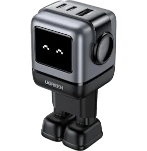 Chargeur secteur Ugreen Uno 25685B 65W GaN 3 Ports Noir