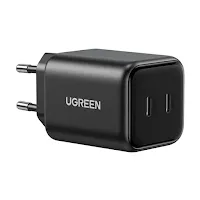 Chargeur secteur Ugreen X526 65058 GaN 2x USB-C 45W Noir