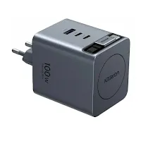 Chargeur secteur Ugreen X616 65828 GaN 100W avec Câble Rétractable