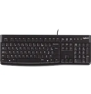 Clavier Logitech K120 USB AZERTY Noir