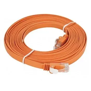 Cordon RJ45 D-Link NCB-C6UORGF1-5 Cat6 UTP Plat 5m Orange