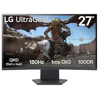 Écran Gaming Incurvé LG UltraGear 27GS60QC-B 27" 2K QHD 180Hz