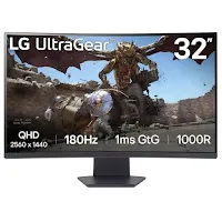 Écran Gaming Incurvé LG UltraGear 32GS60QC-B 32" 2K QHD 180Hz