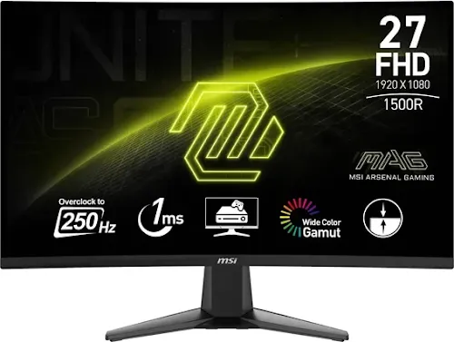 Écran Incurvé Gaming MSI MAG 27C6X 27" Full HD 240Hz